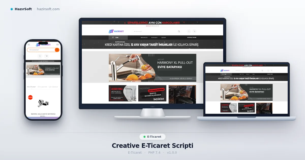 Creative E-Ticaret Scripti