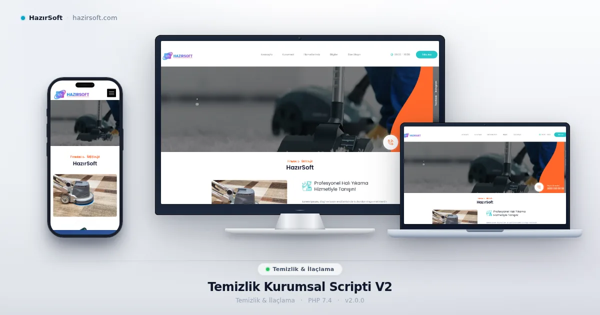 Temizlik Kurumsal Scripti V2