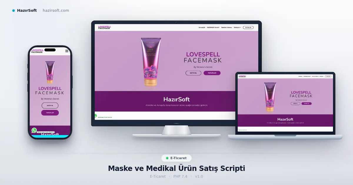 Maske ve Medikal Ürün Satış Scripti