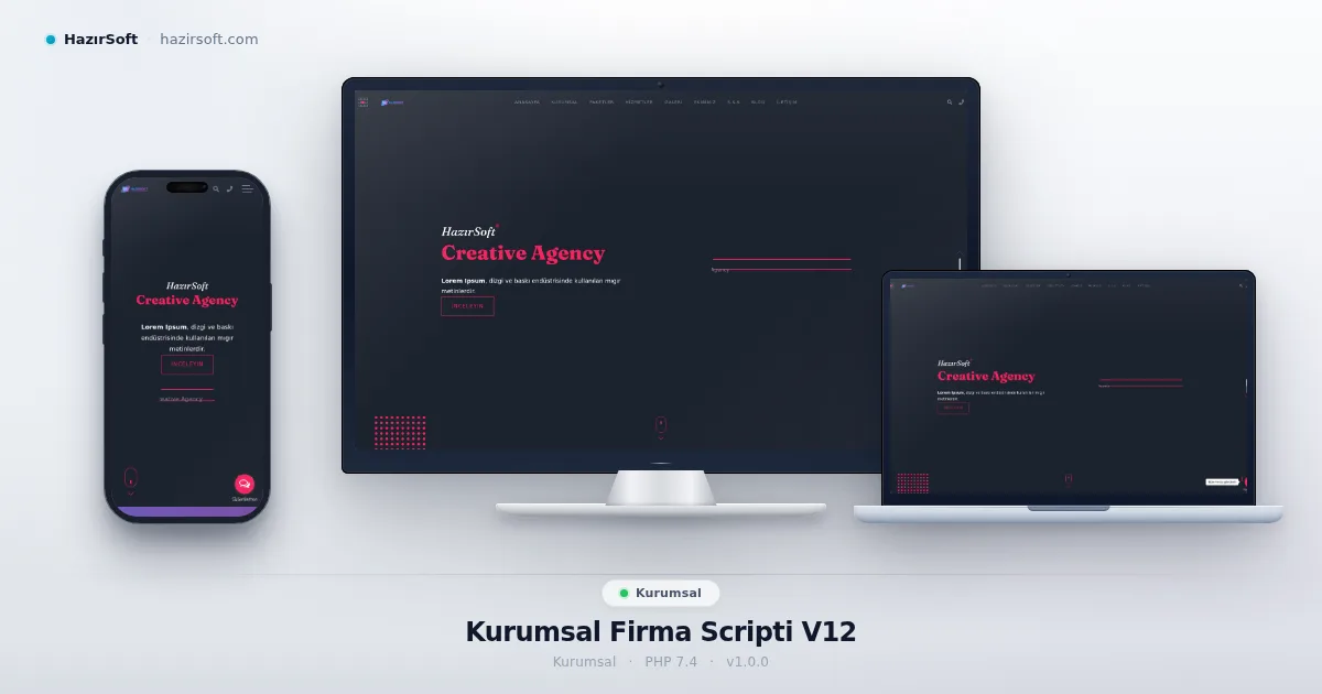Kurumsal Firma Scripti V12