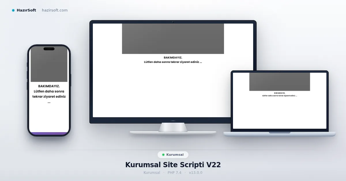 Kurumsal Site Scripti V22
