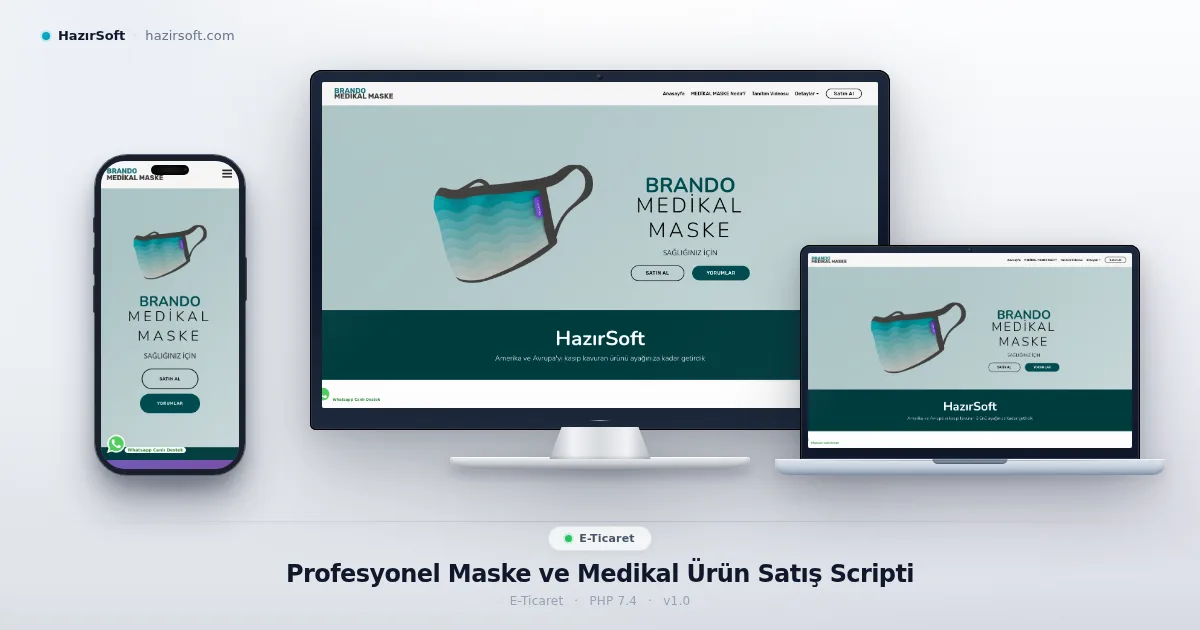Profesyonel Maske ve Medikal Ürün Satış Scripti