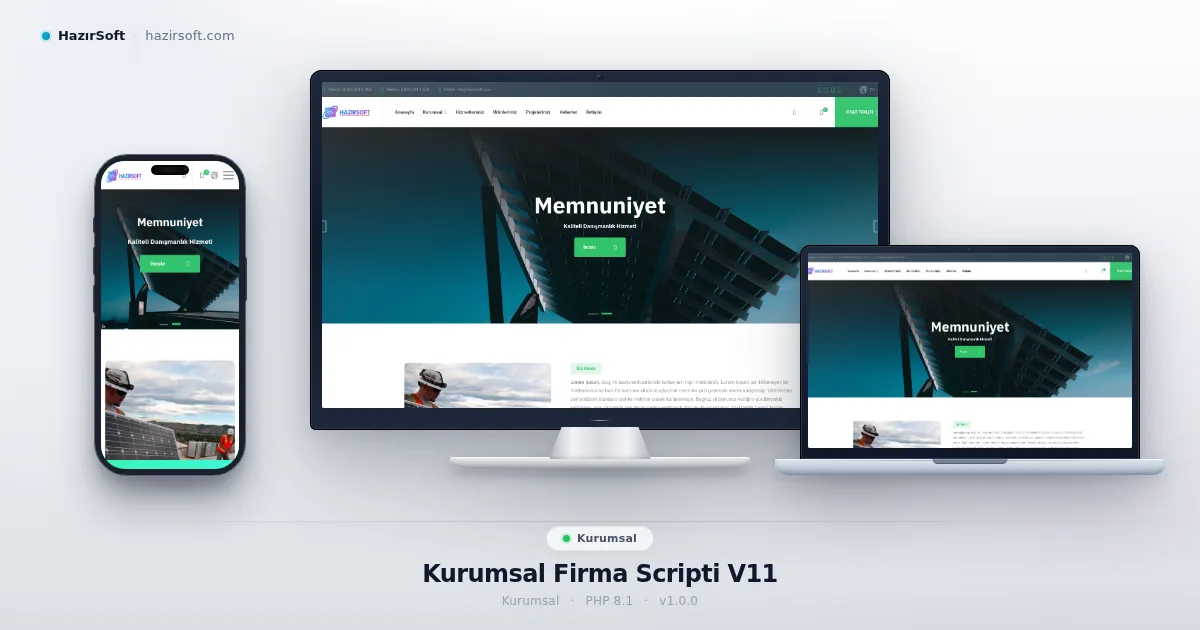 Kurumsal Firma Scripti V11