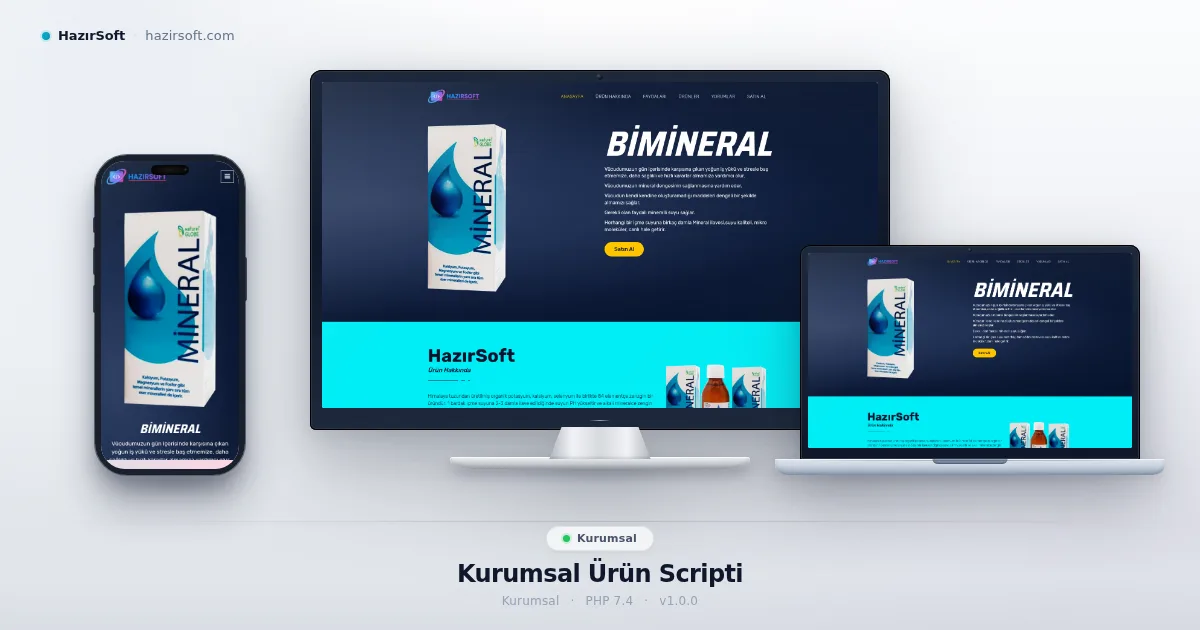 Kurumsal Ürün Scripti