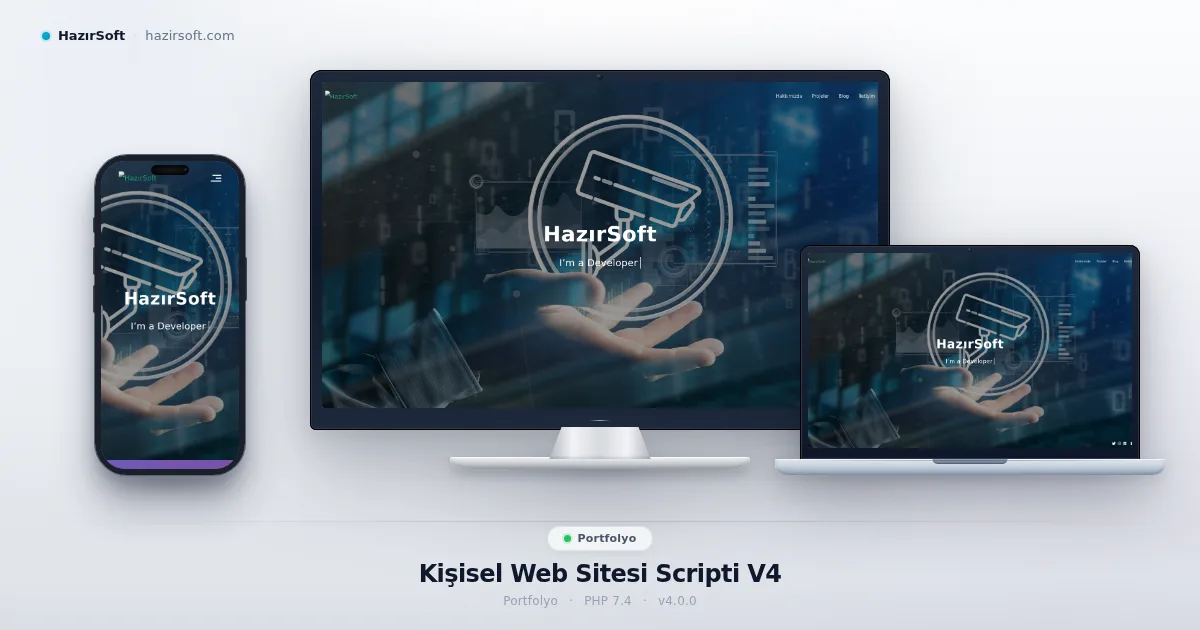 Kişisel Web Sitesi Scripti V4