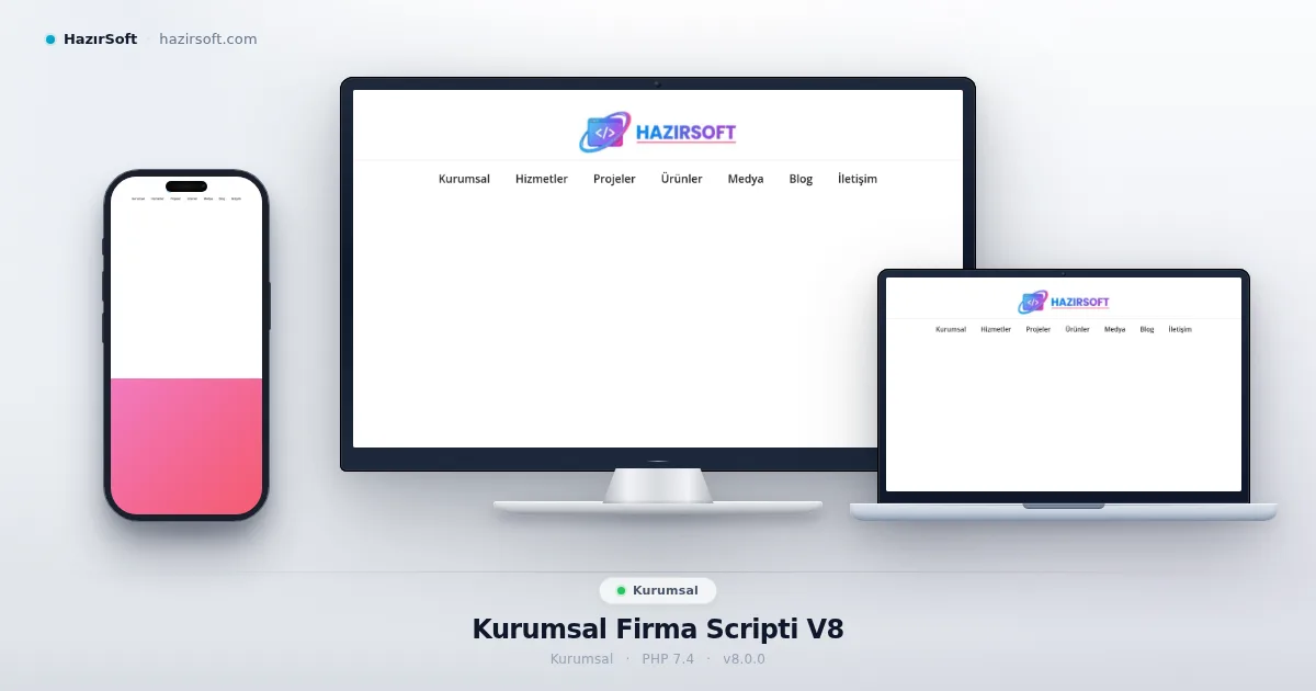 Kurumsal Firma Scripti V8