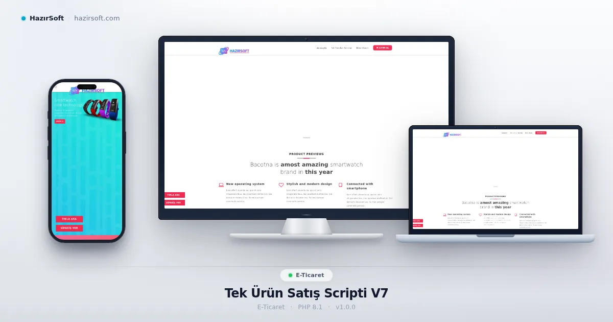 Tek Ürün Satış Scripti V7