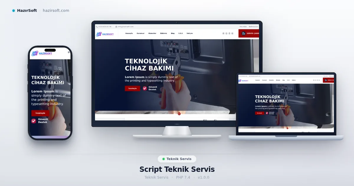 Script Teknik Servis