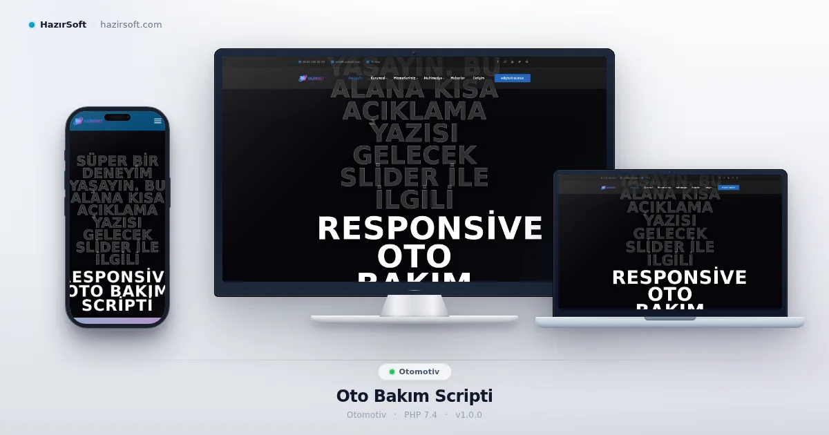 Oto Bakım Scripti