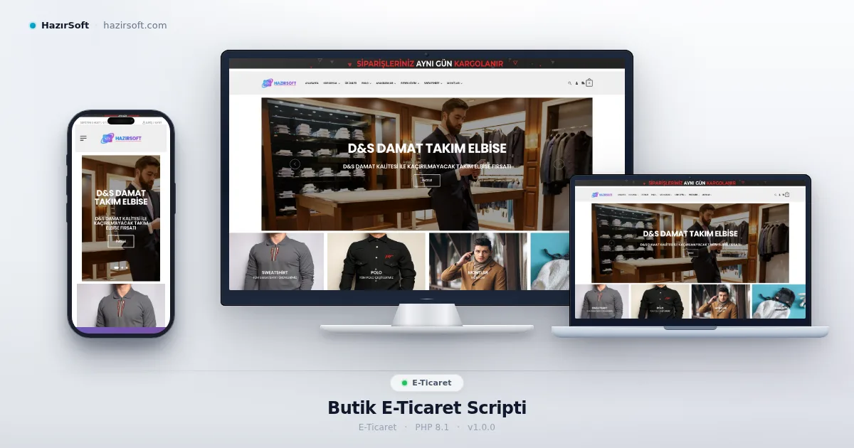 Butik E-Ticaret Scripti
