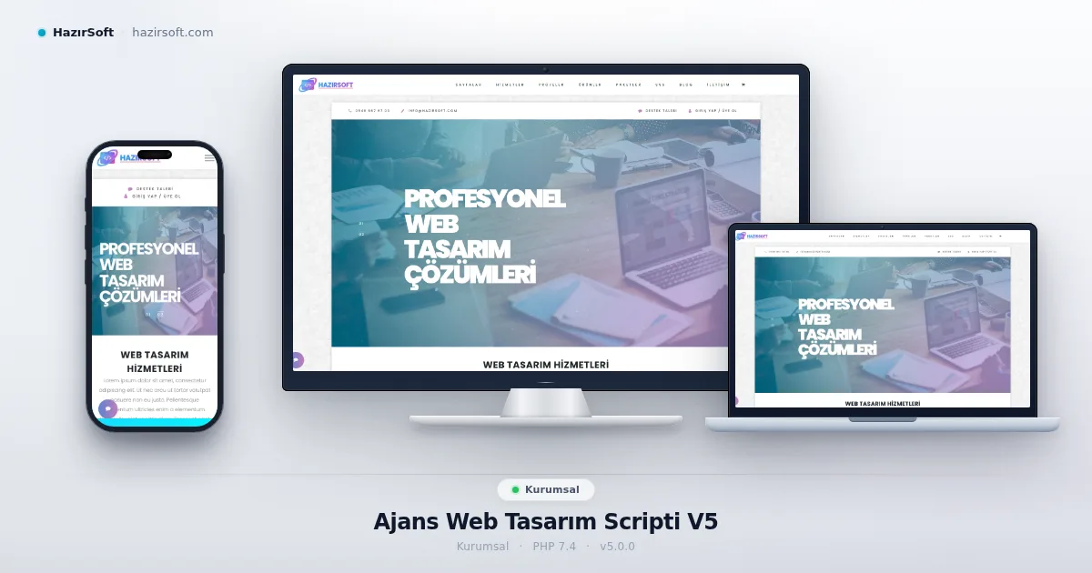 Ajans Web Tasarım Scripti V5