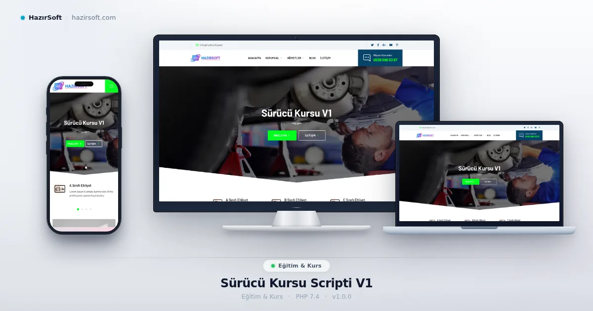 Sürücü Kursu Scripti V1