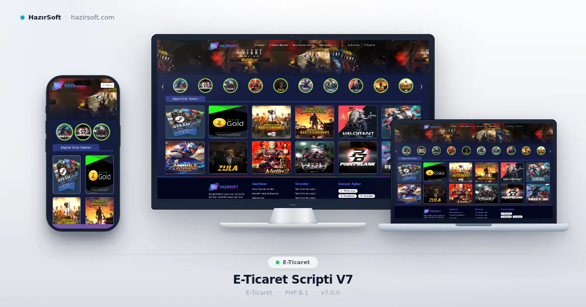 E-Ticaret Scripti V7