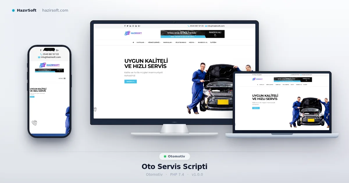 Oto Servis Scripti