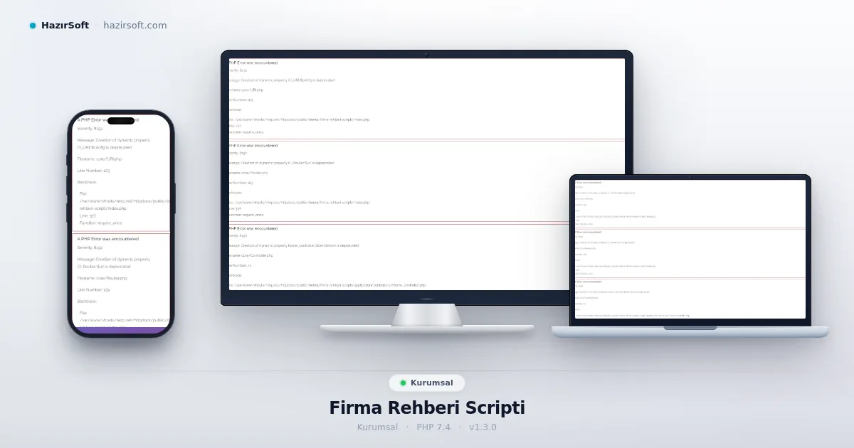 Firma Rehberi Scripti