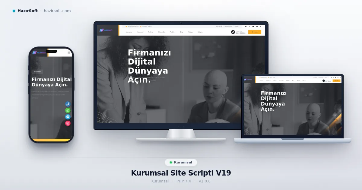 Kurumsal Site Scripti V19