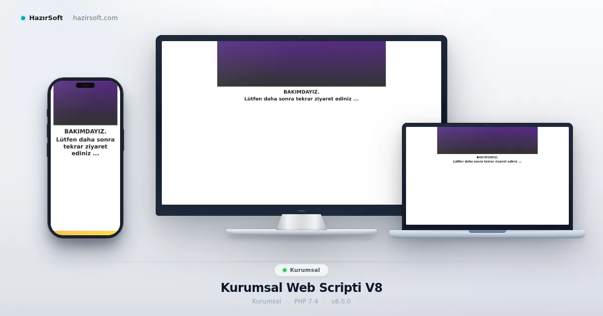 Kurumsal Web Scripti V8