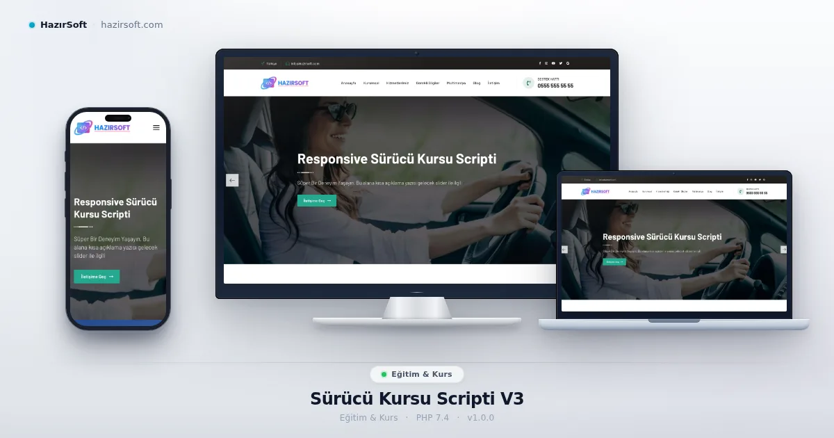 Sürücü Kursu Scripti V3
