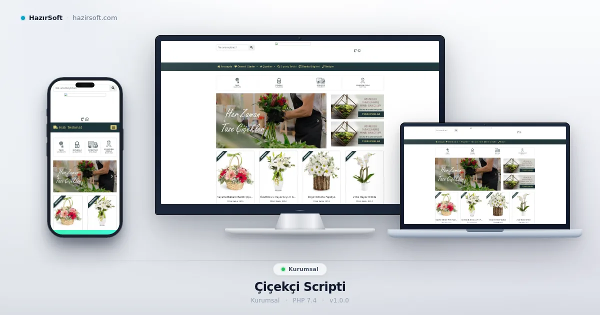 Çiçekçi Scripti