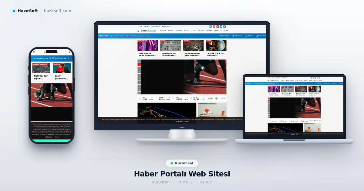 Haber Portalı Web Sitesi