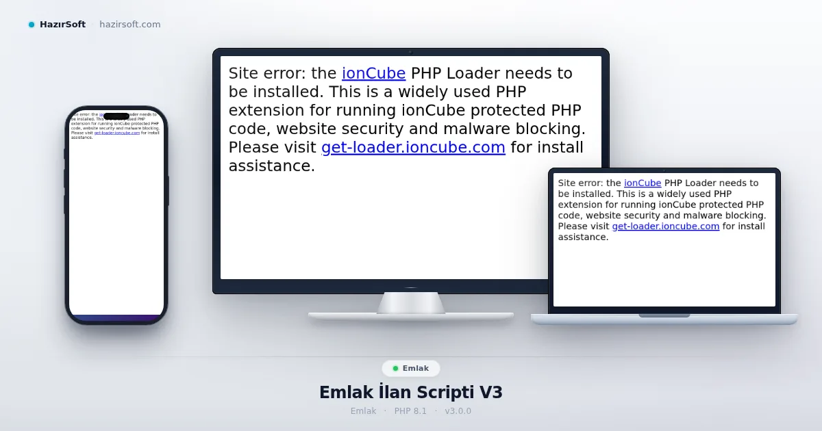 Emlak İlan Scripti V3