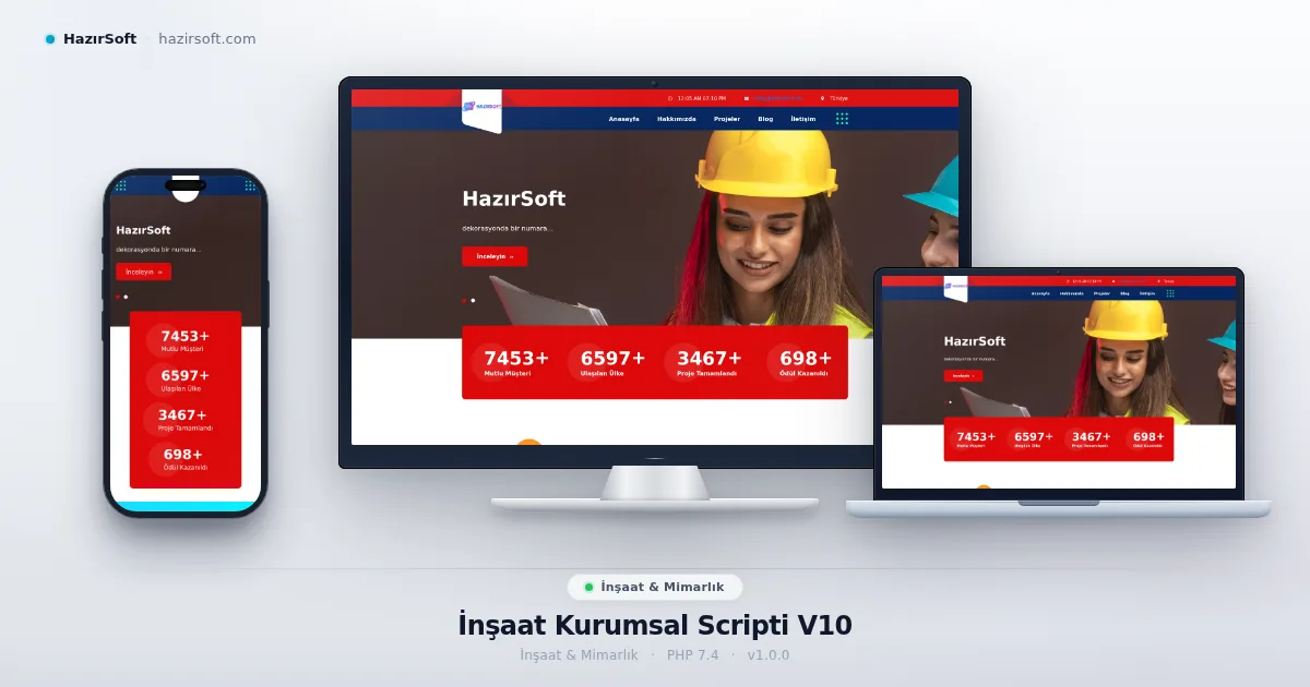 İnşaat Kurumsal Scripti V10