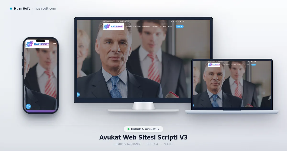 Avukat Web Sitesi Scripti V3