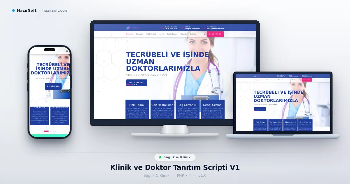 Klinik ve Doktor Tanıtım Scripti V1