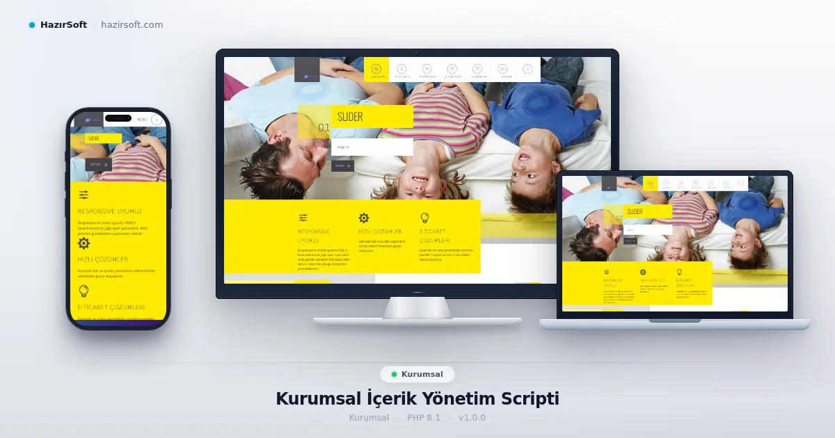 Kurumsal İçerik Yönetim Scripti