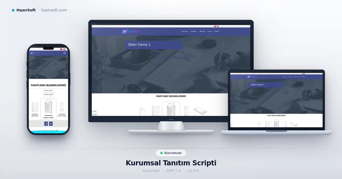 Kurumsal Tanıtım Scripti