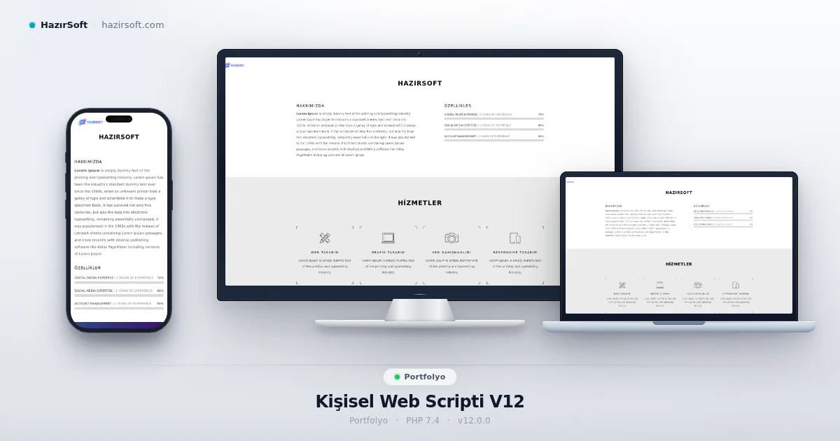 Kişisel Web Scripti V12