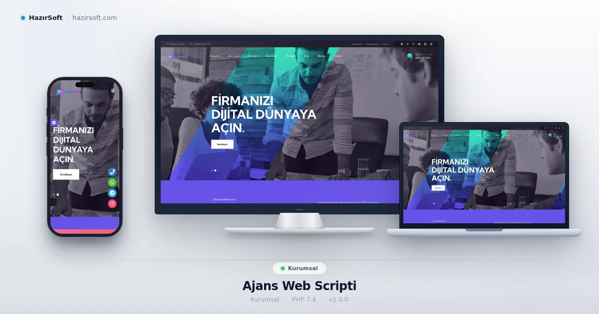 Ajans Web Scripti