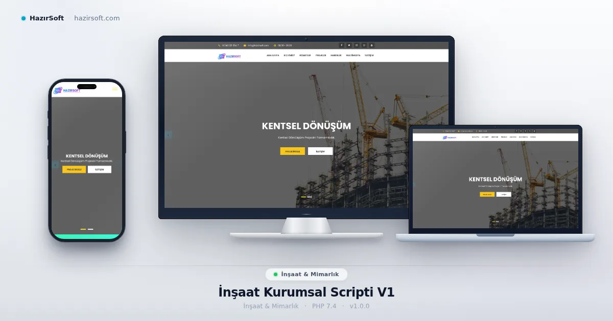 İnşaat Kurumsal Scripti V1