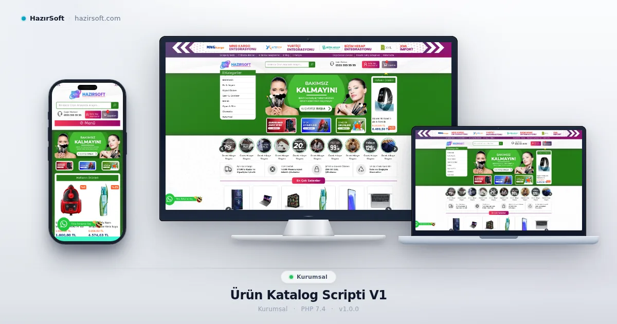 Ürün Katalog Scripti V1