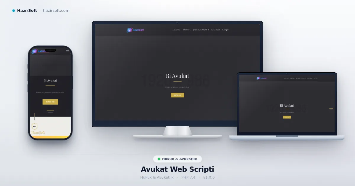 Avukat Web Scripti