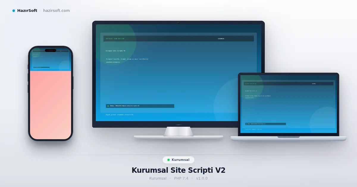 Kurumsal Site Scripti V2