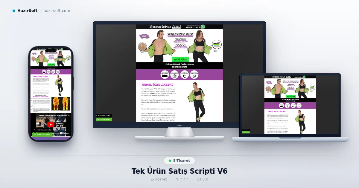 Tek Ürün Satış Scripti V6