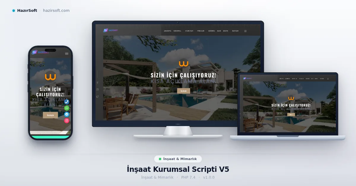 İnşaat Kurumsal Scripti V5