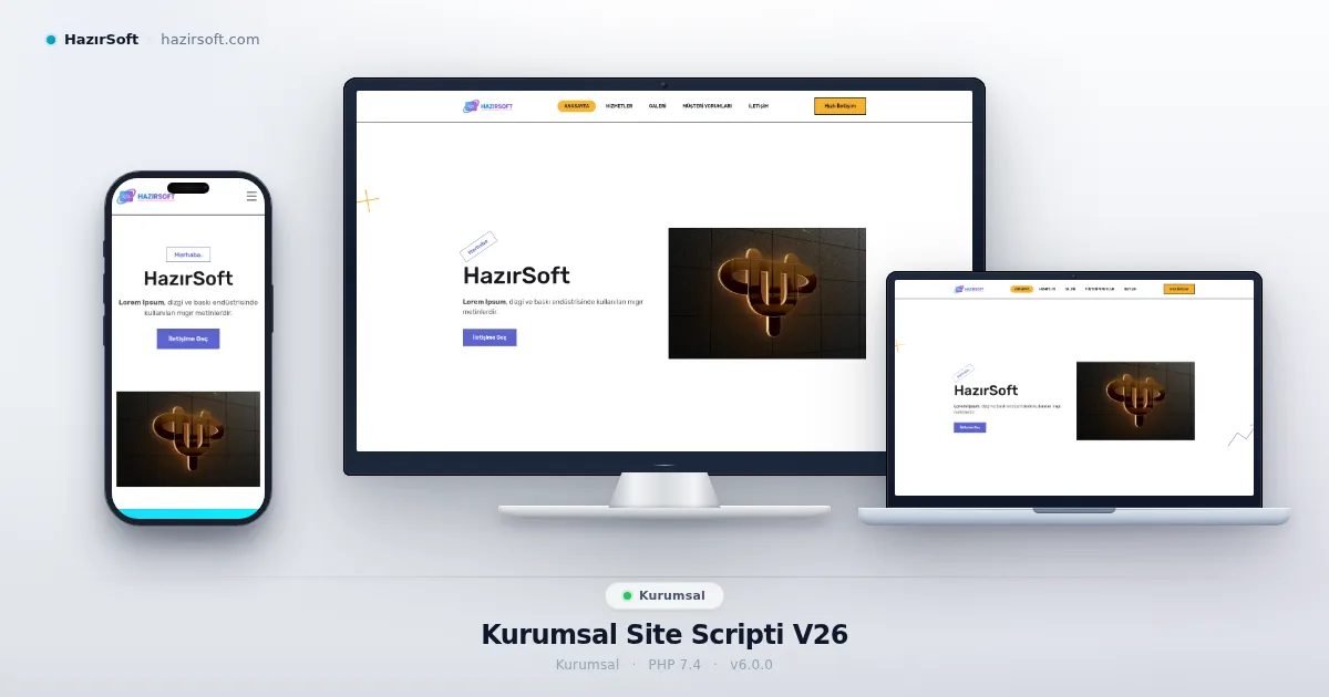 Kurumsal Site Scripti V26