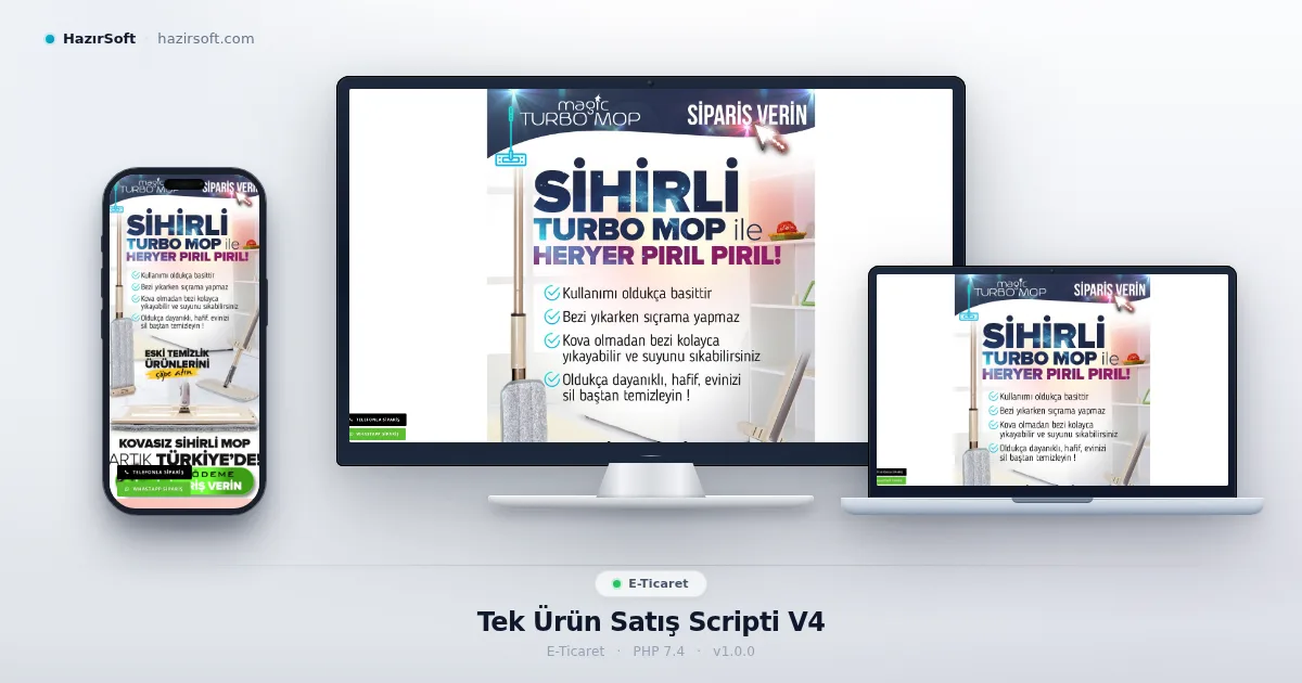Tek Ürün Satış Scripti V4