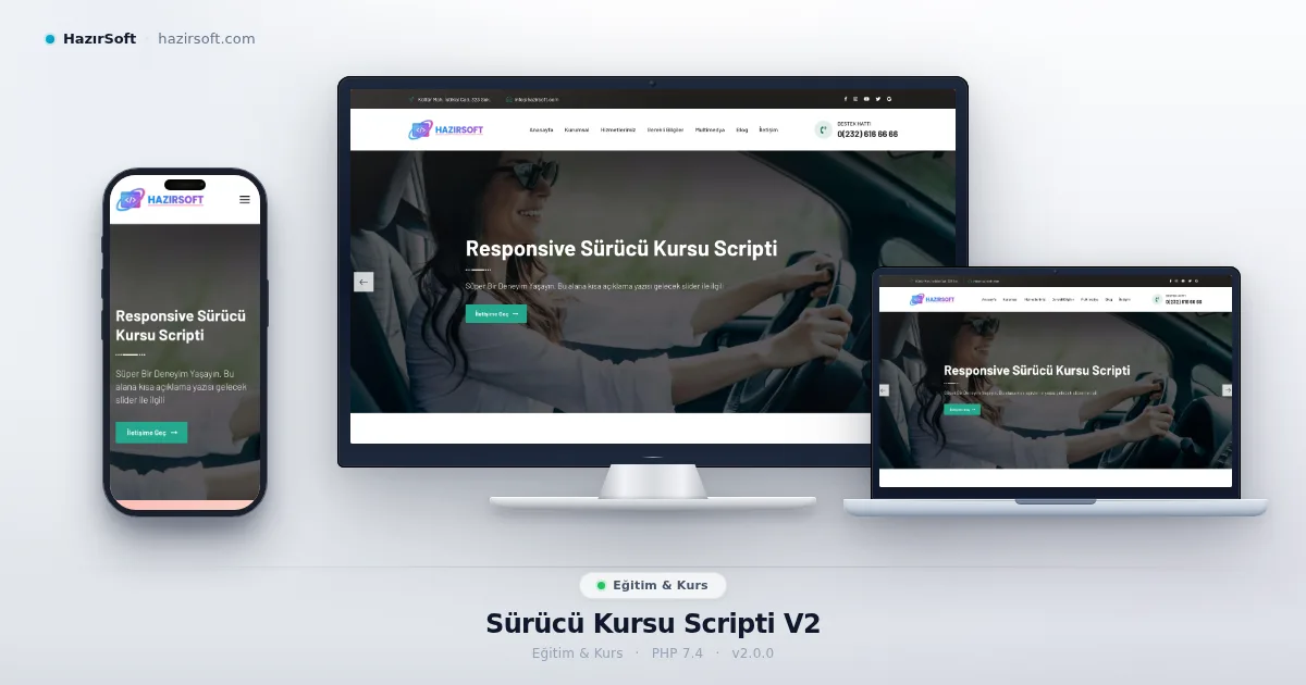 Sürücü Kursu Scripti V2