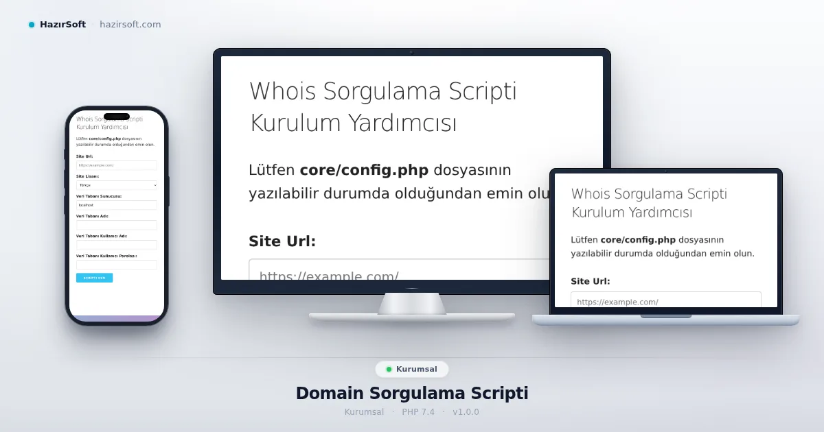 Domain Sorgulama Scripti