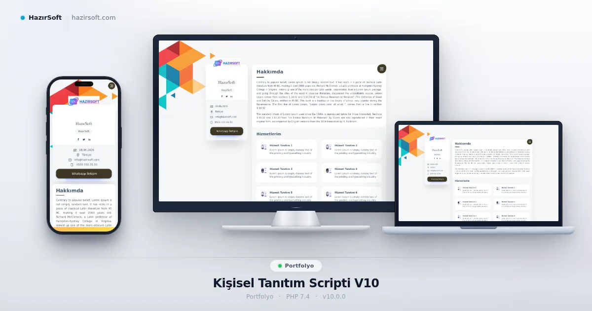 Kişisel Tanıtım Scripti V10