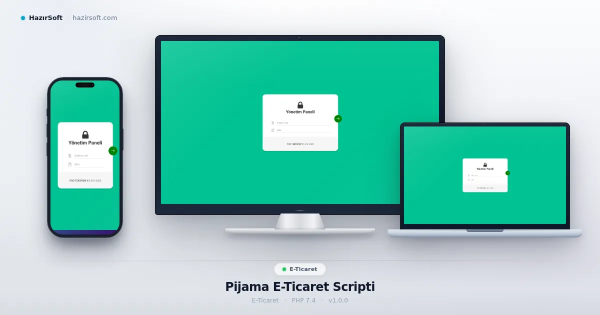 Pijama E-Ticaret Scripti