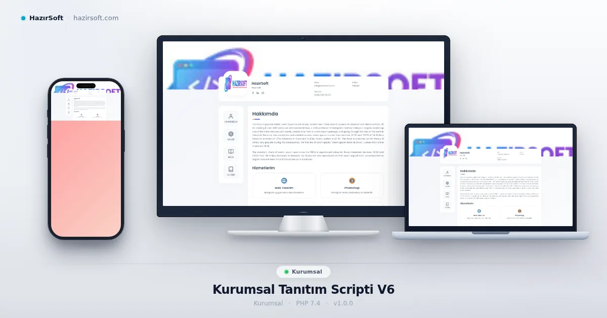 Kurumsal Tanıtım Scripti V6