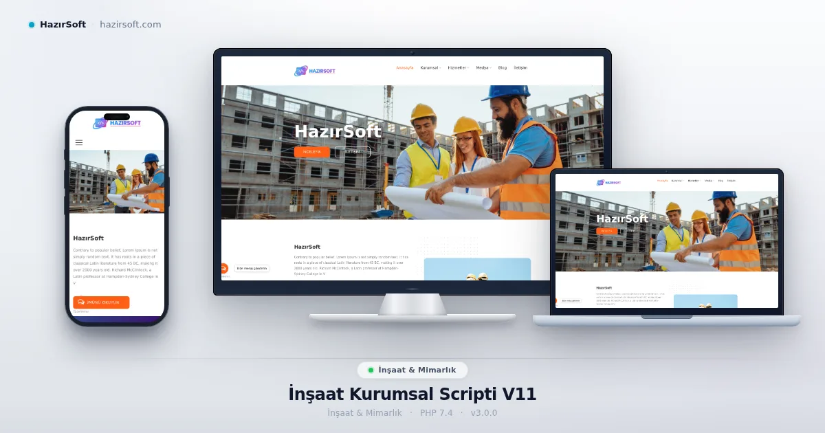 İnşaat Kurumsal Scripti V11