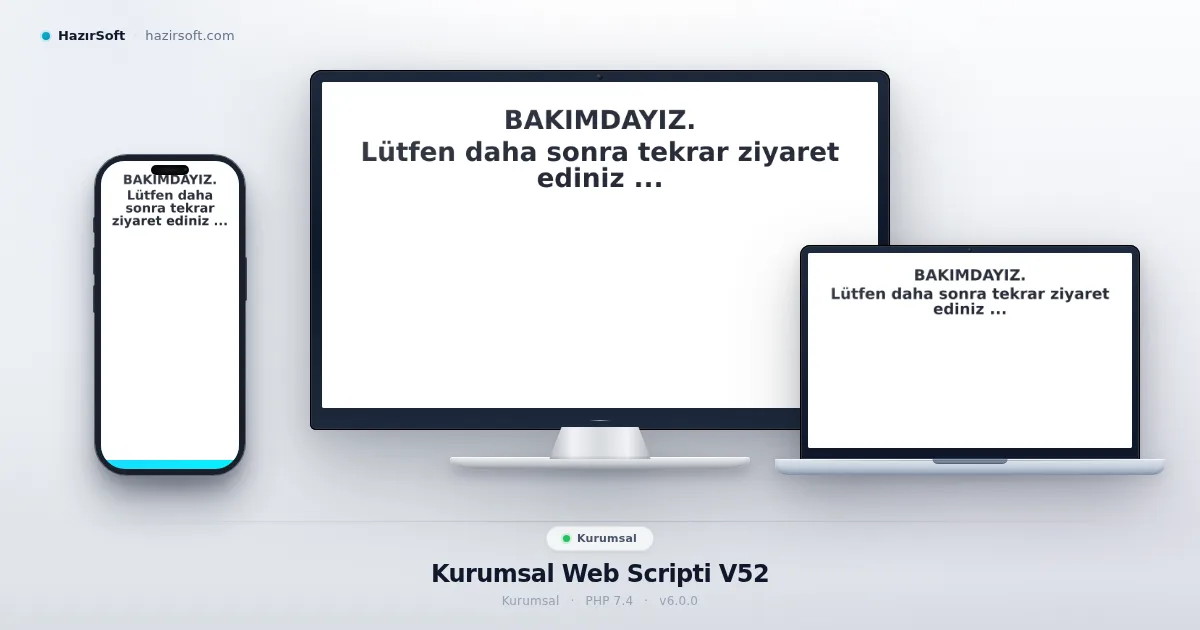 Kurumsal Web Scripti V52